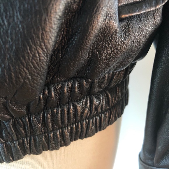 Men’s Bally Leather Bomber Jacket - Picture 5 of 12
